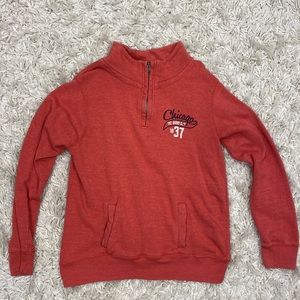 Quarter zip Chicago sweatshirt